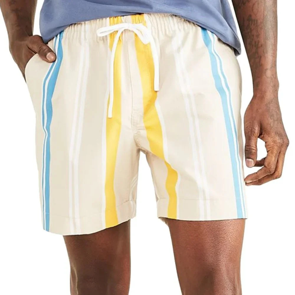 Dockers Men's Playa Straight-Fit Stretch Drawstring Shorts Size XL